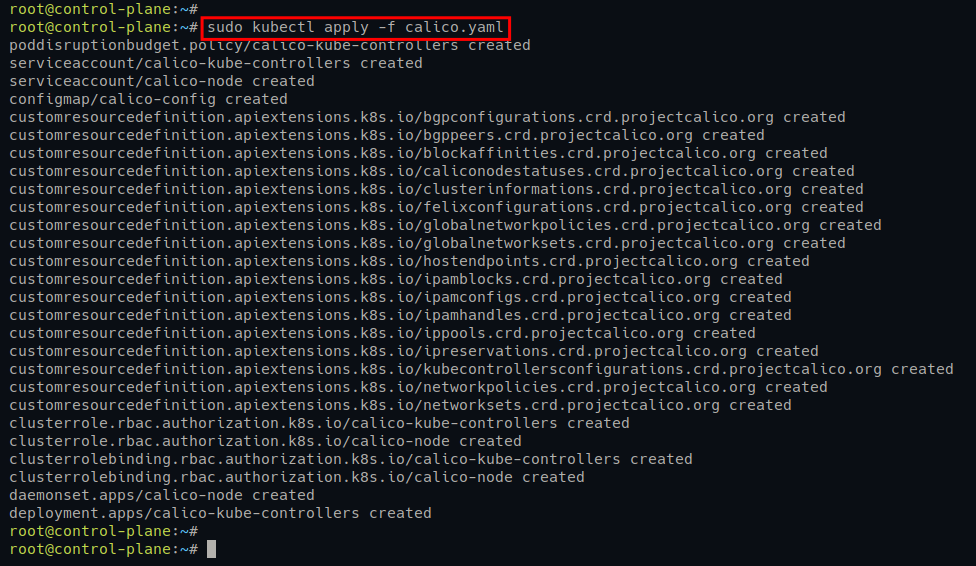 Deploying the Calico Networking