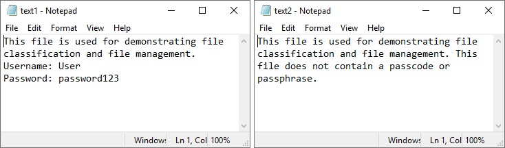 Creating text files