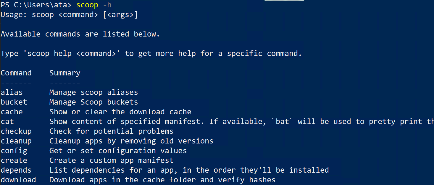 How To Install And Use The Scoop Windows Package Manager