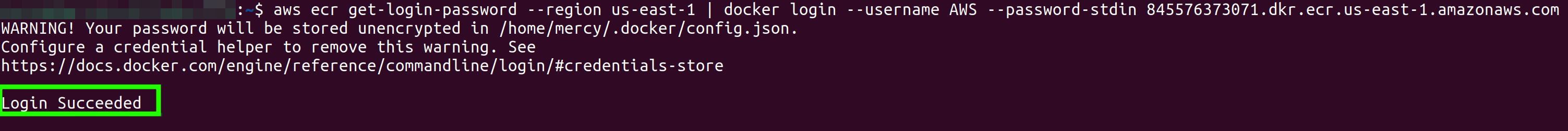 Authenticating Docker client