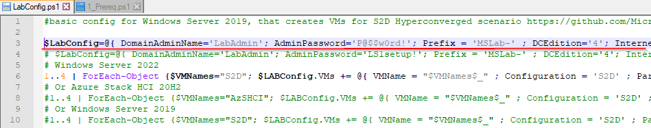 Specifying Domain-Admin’s name and password