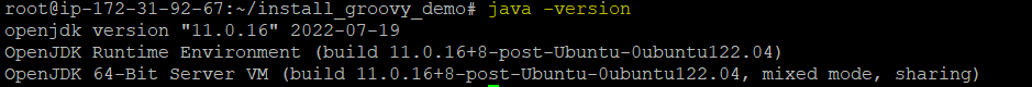 Verifying Java installation