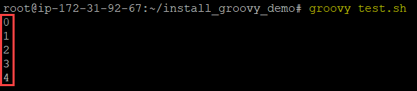 Running a Groovy script on Ubuntu