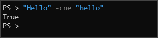 "Hello" and "hello"