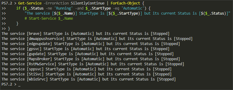 Using PowerShell Not Equal in Conditional Logic