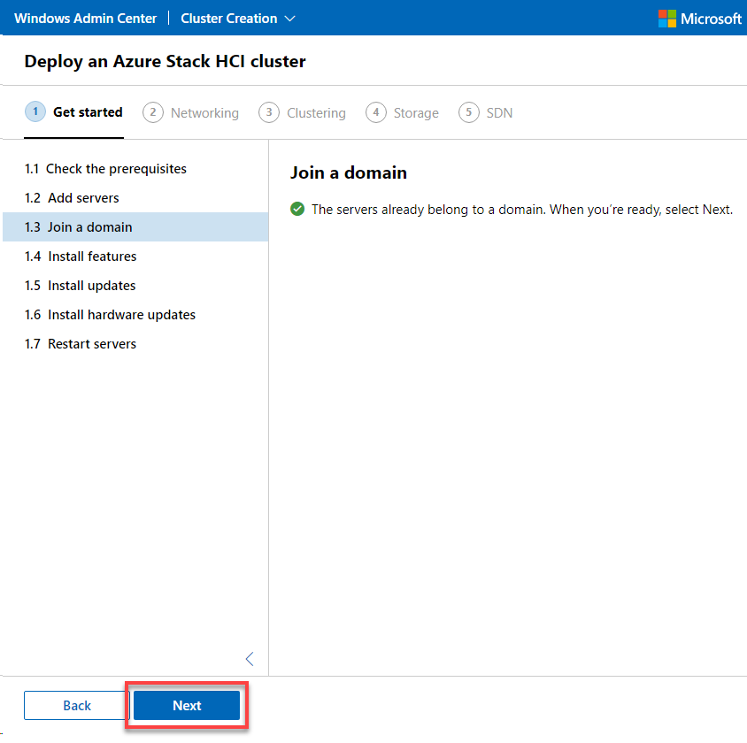 Skipping joining a domain