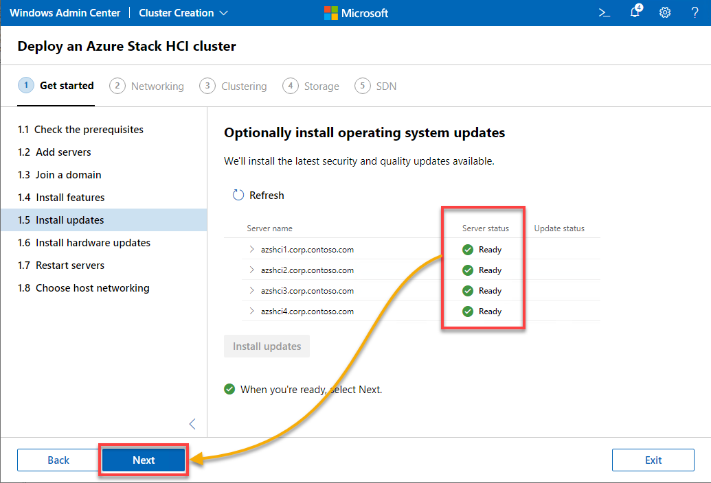 Verifying all updates are installed