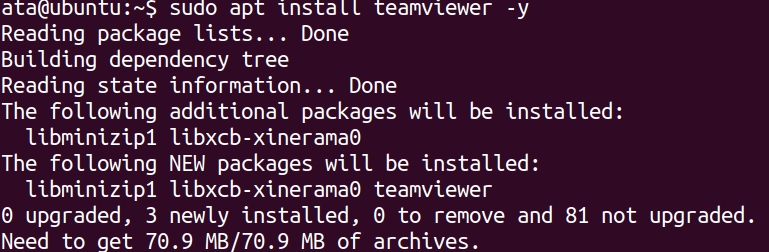 Installing TeamViewer on Ubuntu