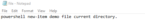PowerShell new-item : Verifying the file was created