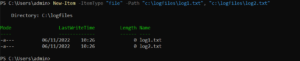 A Beginners Guide To PowerShell New-Item