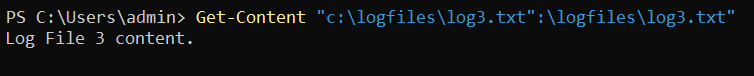 Logfile 3 Content