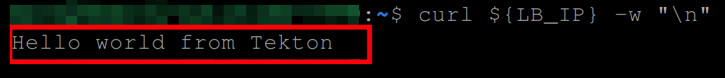 Tekton task (first-task.yaml).