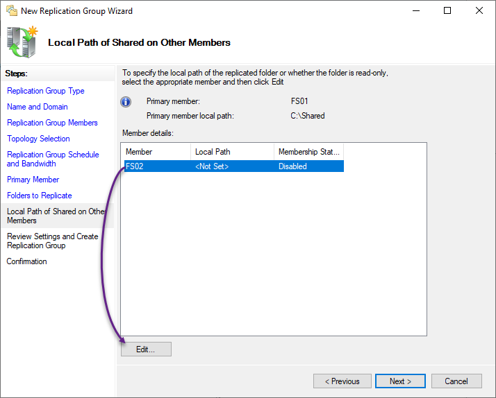 Editing a member’s properties