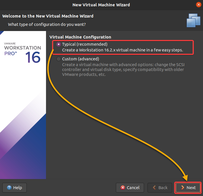 Choosing a VM configuration