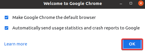 Setting Google Chrome as the default web browser