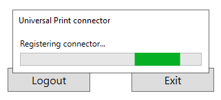 Viewing the connector registration progress