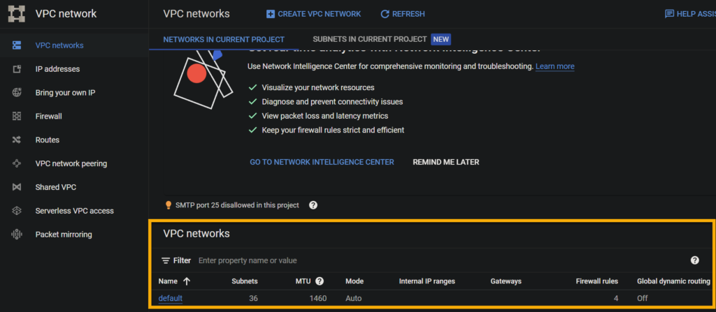 How To Create A Google Vpc (virtual Private Cloud) Network