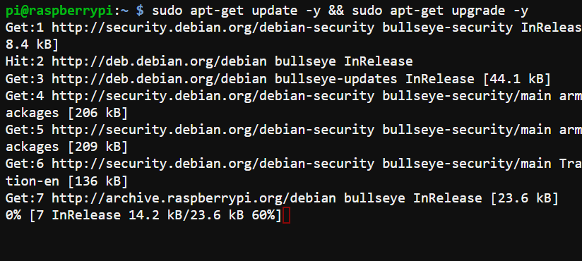 Updating Raspberry Pi