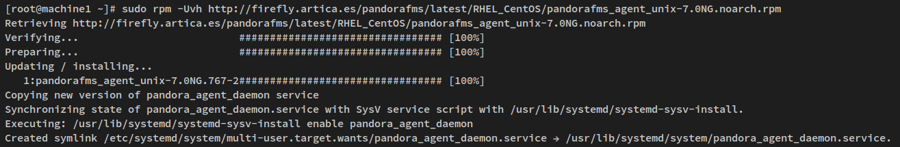 Installing the Pandora FMS Agent