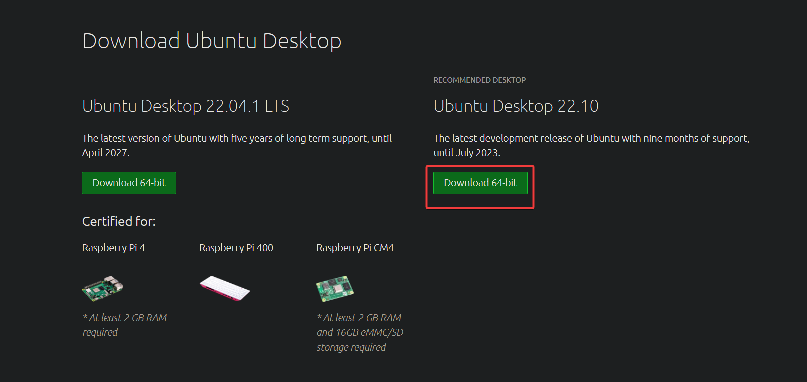 ubuntu on raspberry pi - Downloading the Ubuntu OS image
