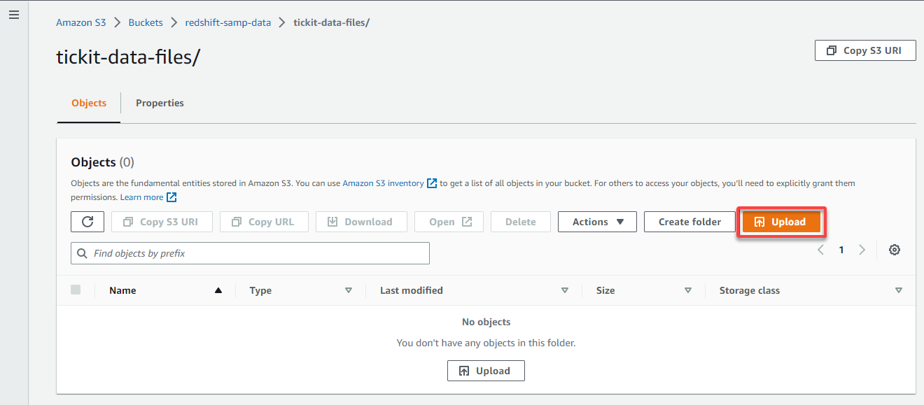 Initiating uploading data files