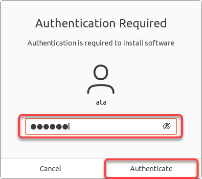 Authenticating Remmina’s installation 