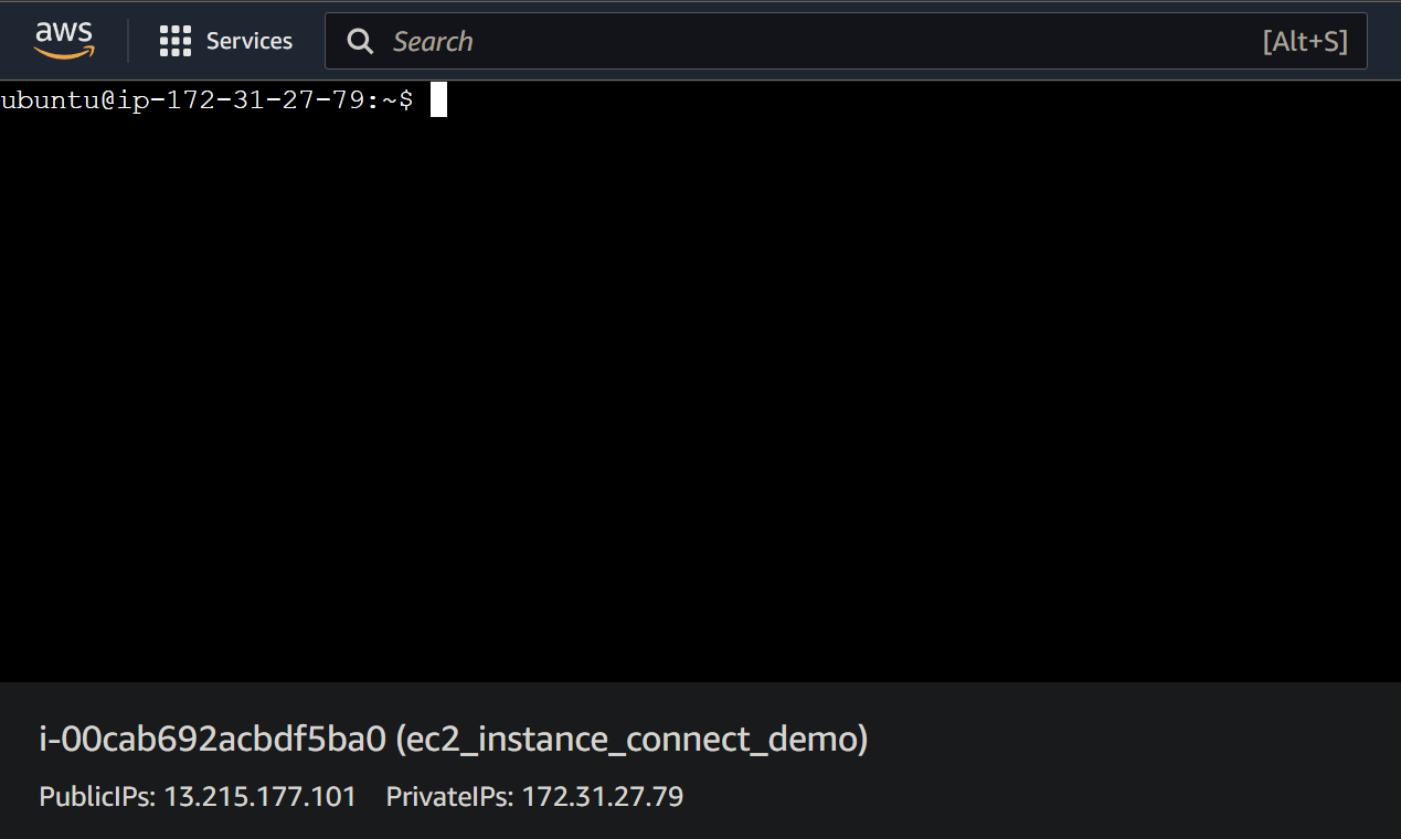 Verifying the EC2 Instance Connect installation