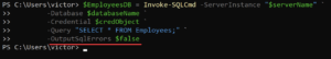Getting Started with PowerShell Invoke-SQLCmd Command