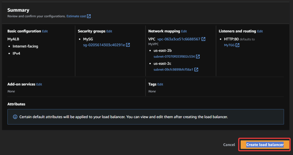 Getting Started with AWS Load Balancer