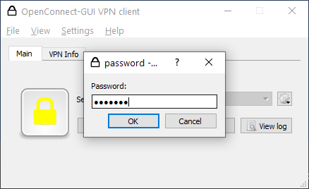 Authenticating the connection to the OpenConnect VPN Server