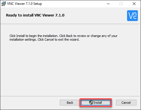 Installing the VNC Viewer