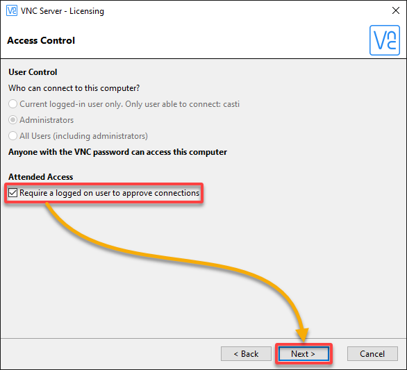 Restricting remote connections without a logged-on user’s permission