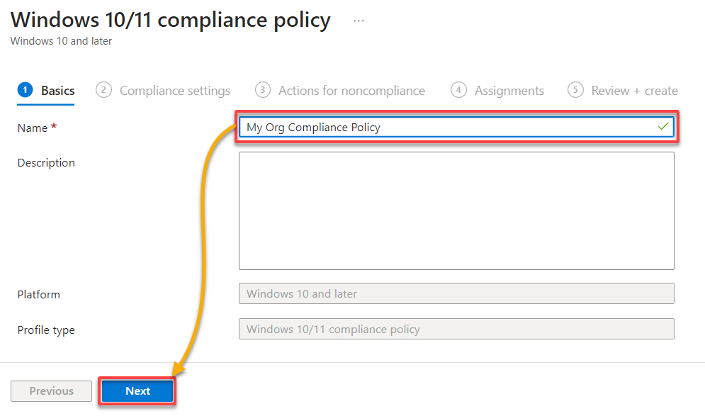Naming the new compliance policy