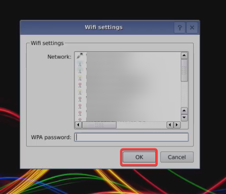 Selecting a Wi-Fi network to connect to the internet
