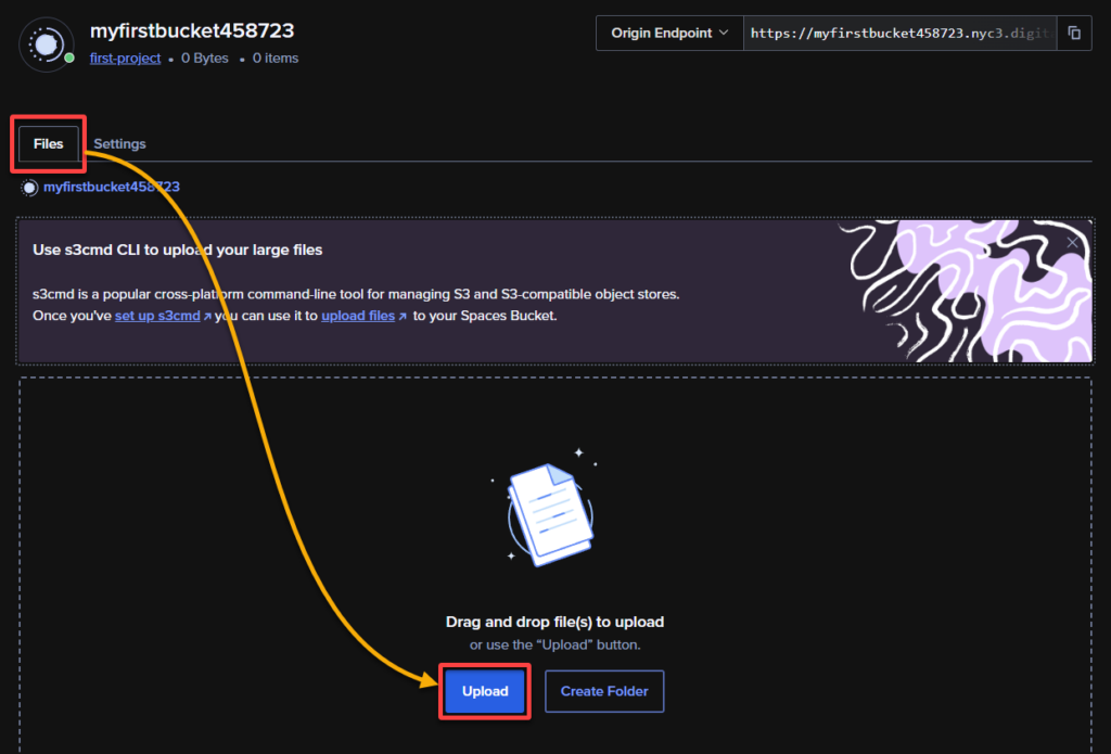 Getting Started with DigitalOcean Spaces