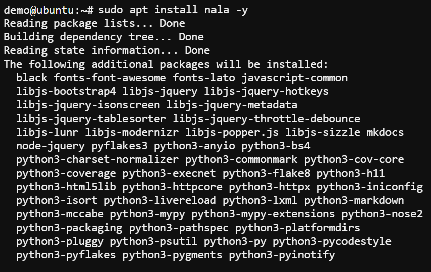 Installing Nala Apt on Ubuntu