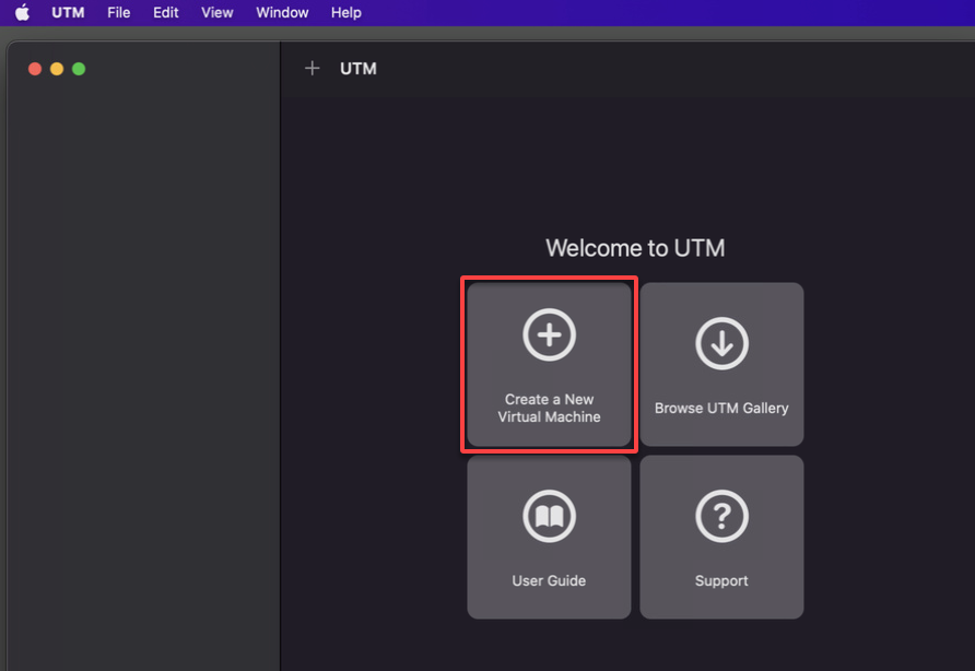 Initiating the VM creation process