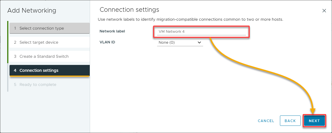 Naming the network adapter