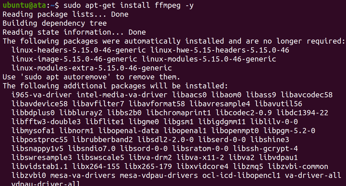 Installing FFmpeg