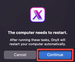 Confirming computer restart