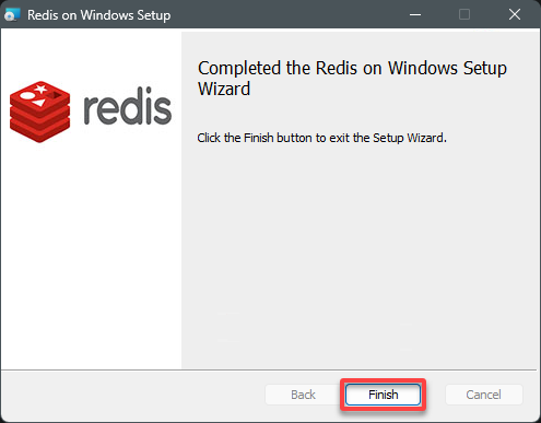 Finishing the Redis installation