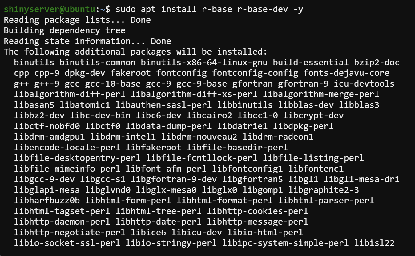 Downloading and installing R on Ubuntu
