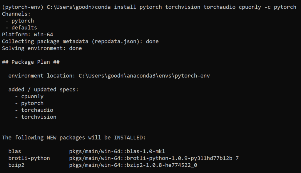 How to Install PyTorch on Window