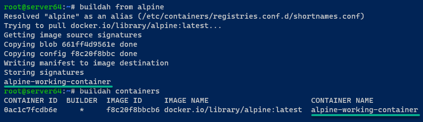 Building OCI Images With Buildah