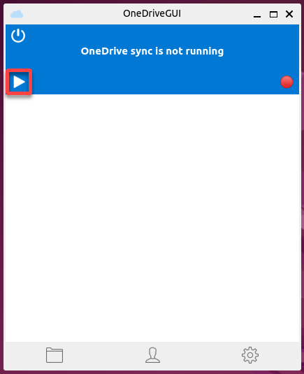 Initiating OneDrive syncing