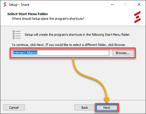 Creating a shortcut for the Snare Syslog Agent’s web UI