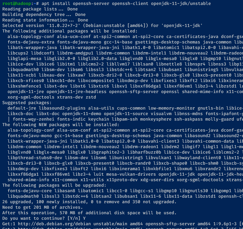 Installing Java OpenJDK 11 and OpenSSH