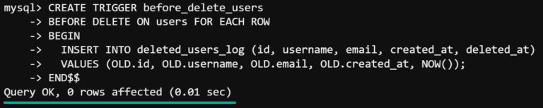Learning MySQL Triggers Through Practical Examples