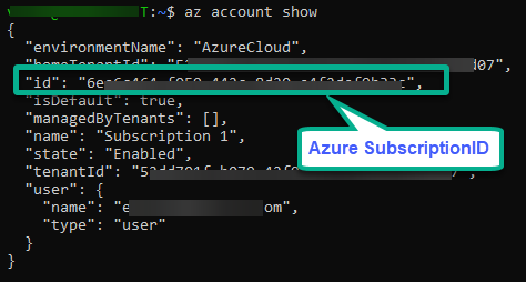 Accessing the Azure Subscription ID
