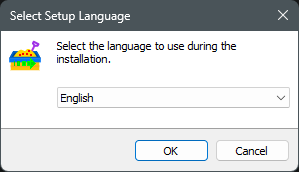 Select the preferred language